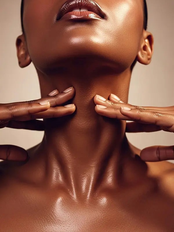 Miele Body Sugaring: a portrait of a woman with smooth skin in warm light